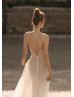 Pearl Beaded Tulle Sweet Wedding Dress